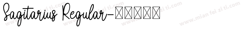 Sagitarius Regular字体转换